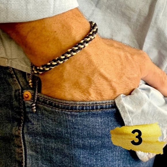 VGK String Men Hand Crafted bracelets OS - Picture 4 of 4